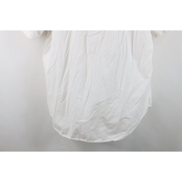 Vtg 90s Chaps Ralph Lauren Mens L Crest Short Sleeve Collared Button Down Shirt - Picture 12 of 12